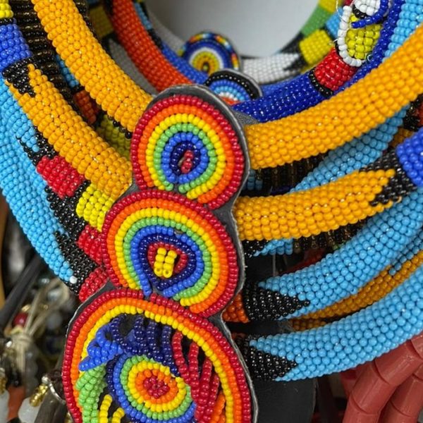 Colourful African Beaded Necklace