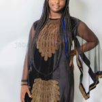 Women's African Abaya Black