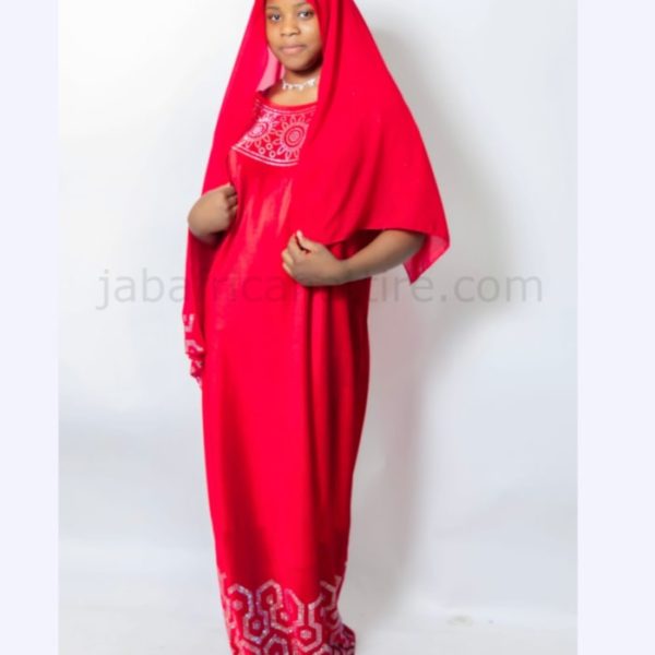 Women's Red Abaya