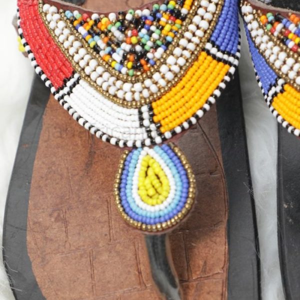 Queen Hand made African Slipper