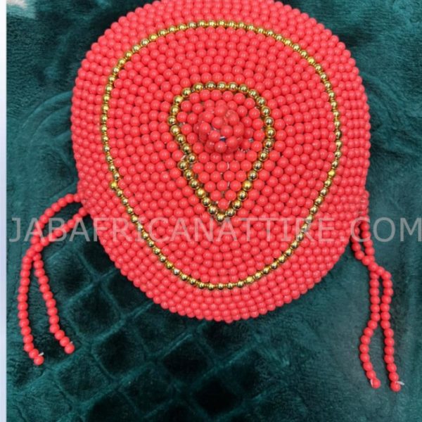 African Hat Traditional Beaded King Hat for Men