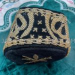 African Hat Traditional Black Color Embroidered King Hat for Men